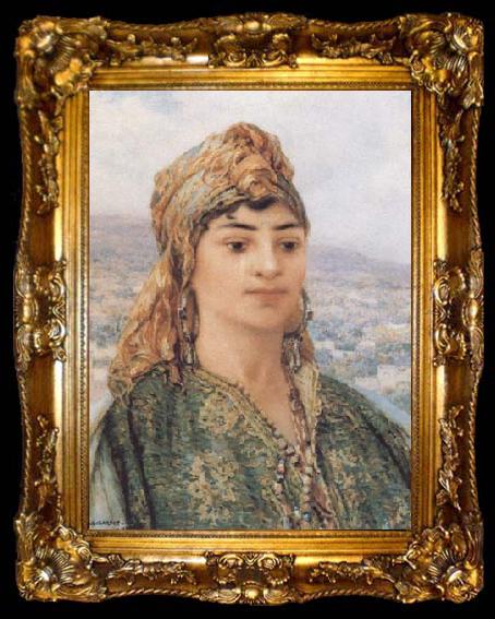 framed  Louis-Auguste Girardot Vue de Tetouan (mk32), ta009-2